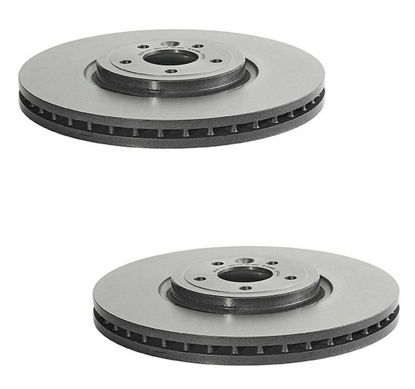 Jaguar Brembo Brakes Kit - Pads and Rotors Front (350mm) (Ceramic) T4N1803 - Brembo 3269327KIT